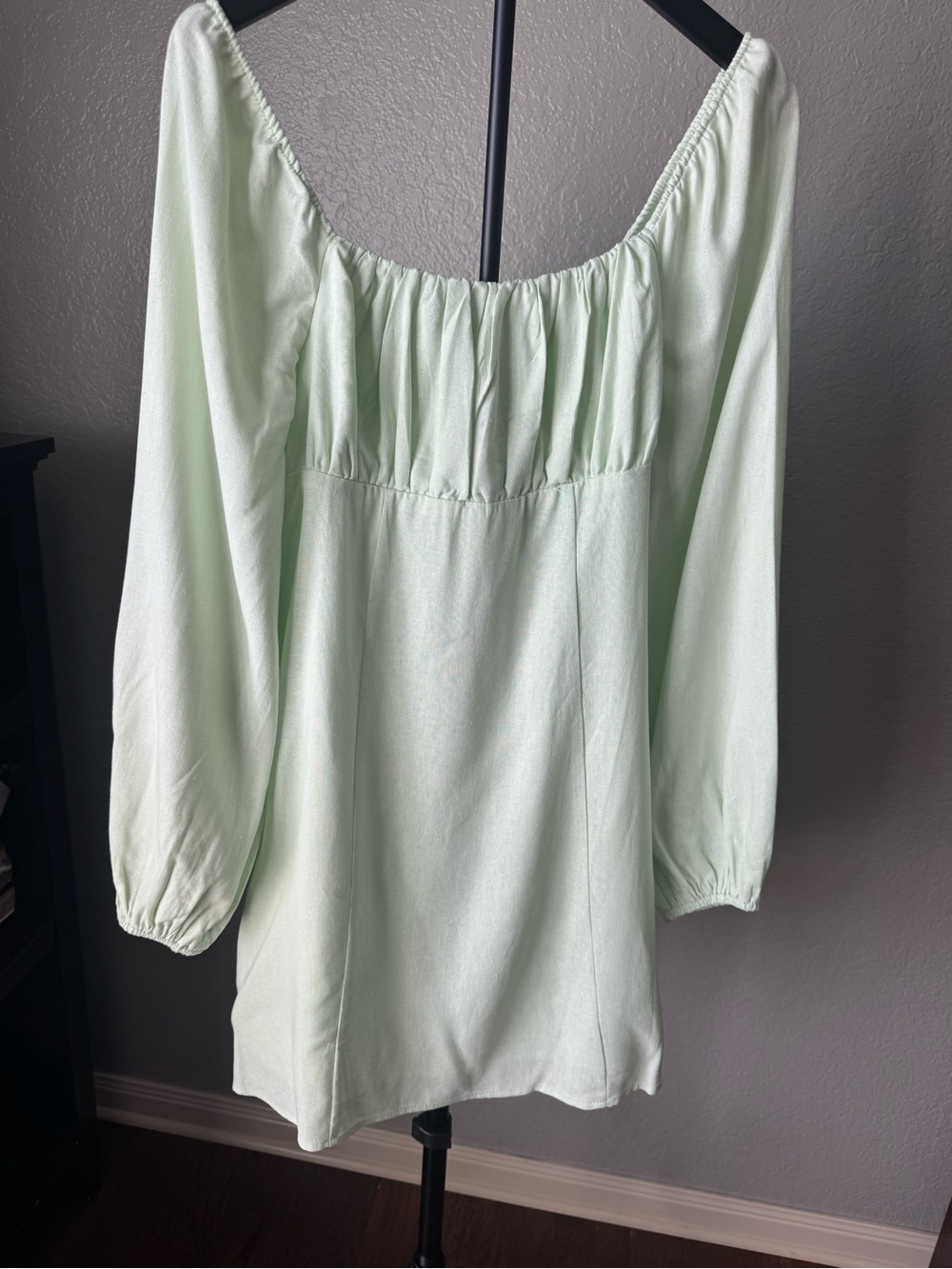 Gianni Bini Mint Green Peasant Tunic Dress